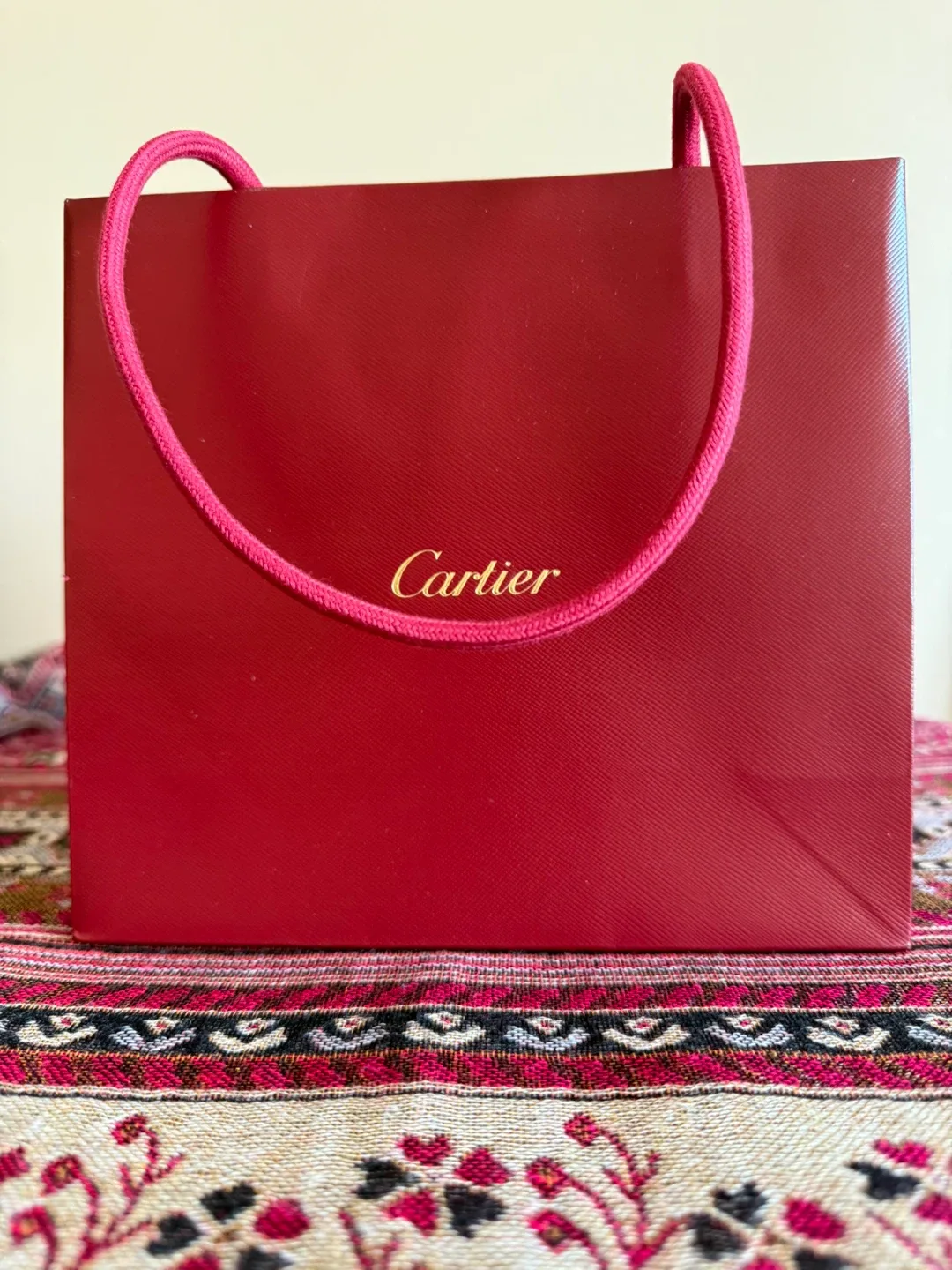 2 Cartier Gift Bags ($10 each) Excellent Condition!! image indicator(2)