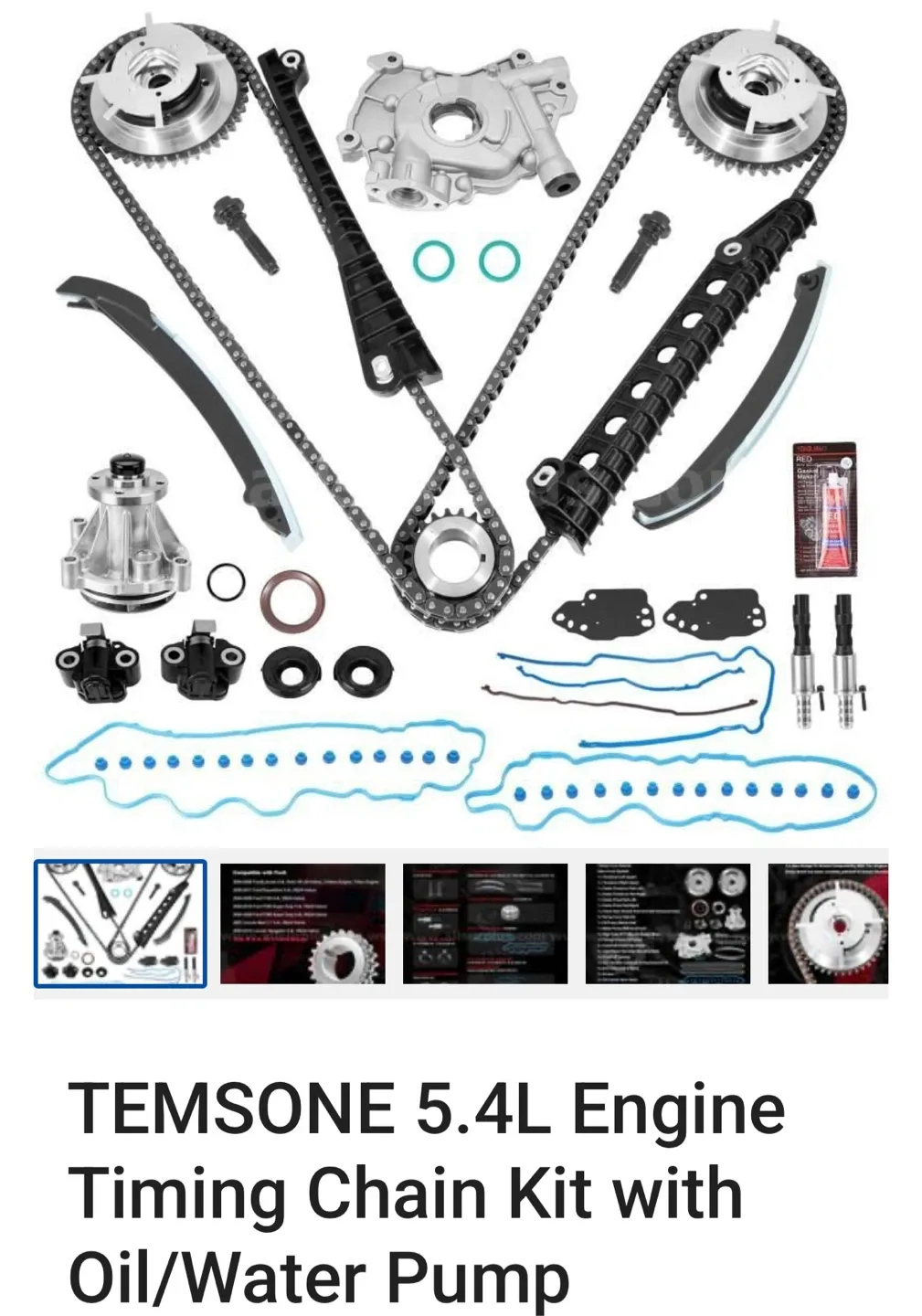 TEMSONE 5.4L Engine Timing Chain Kit image indicator(2)
