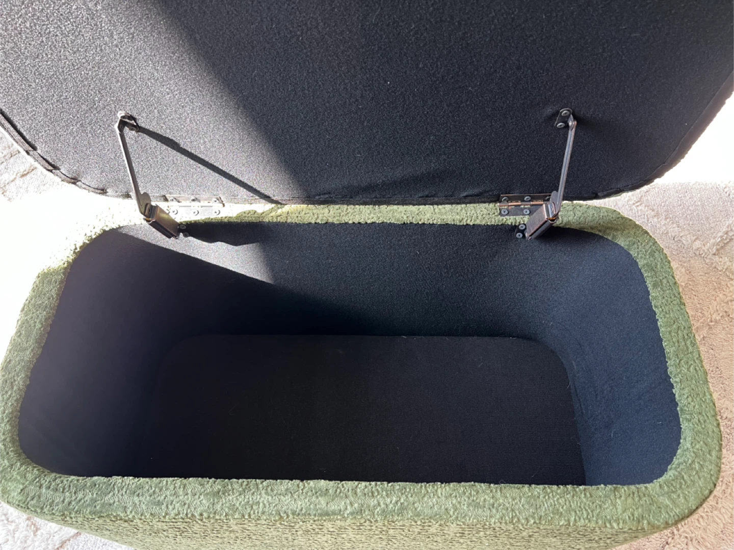 Green Storage Ottoman - photo 4