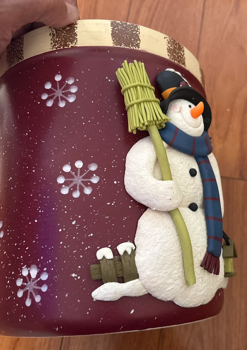Snowman Cookie Jar - The Lifestyles Collection ❤️ image indicator(6)