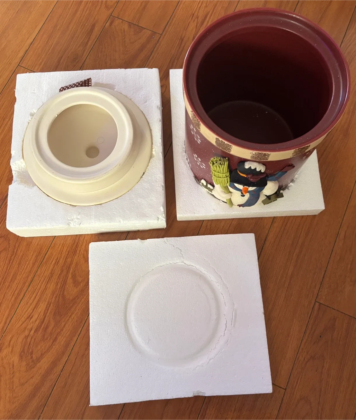 Snowman Cookie Jar - The Lifestyles Collection ❤️ image indicator(9)