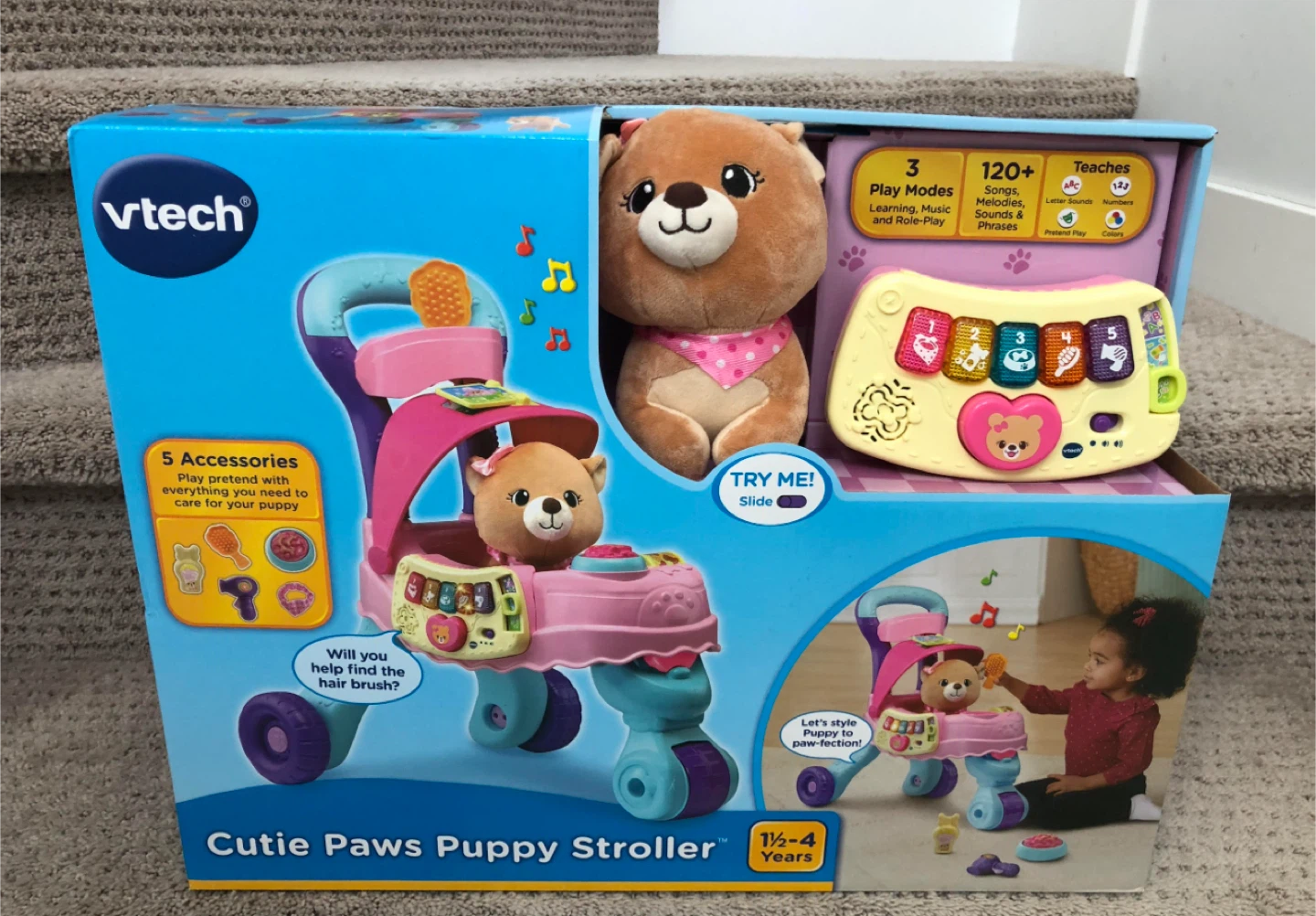 VTech Cutie Paws Puppy Stroller - Ages 1½-4 Years