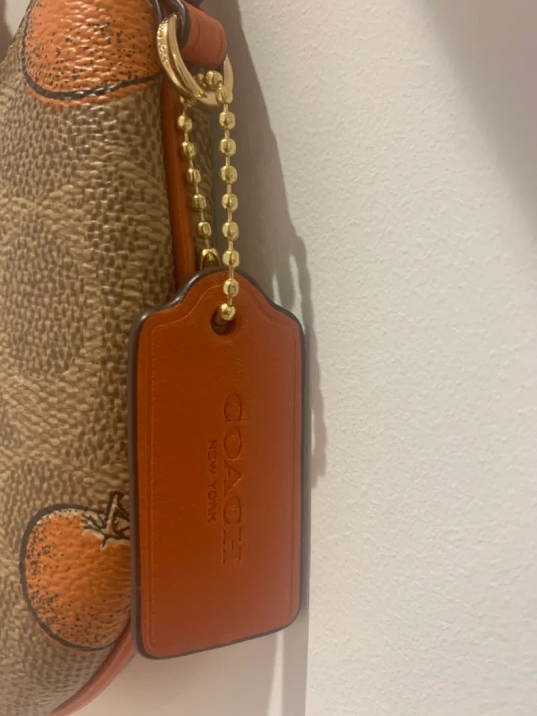 Coach Mini Payton Signature Orange Purse with Card Case image indicator(10)