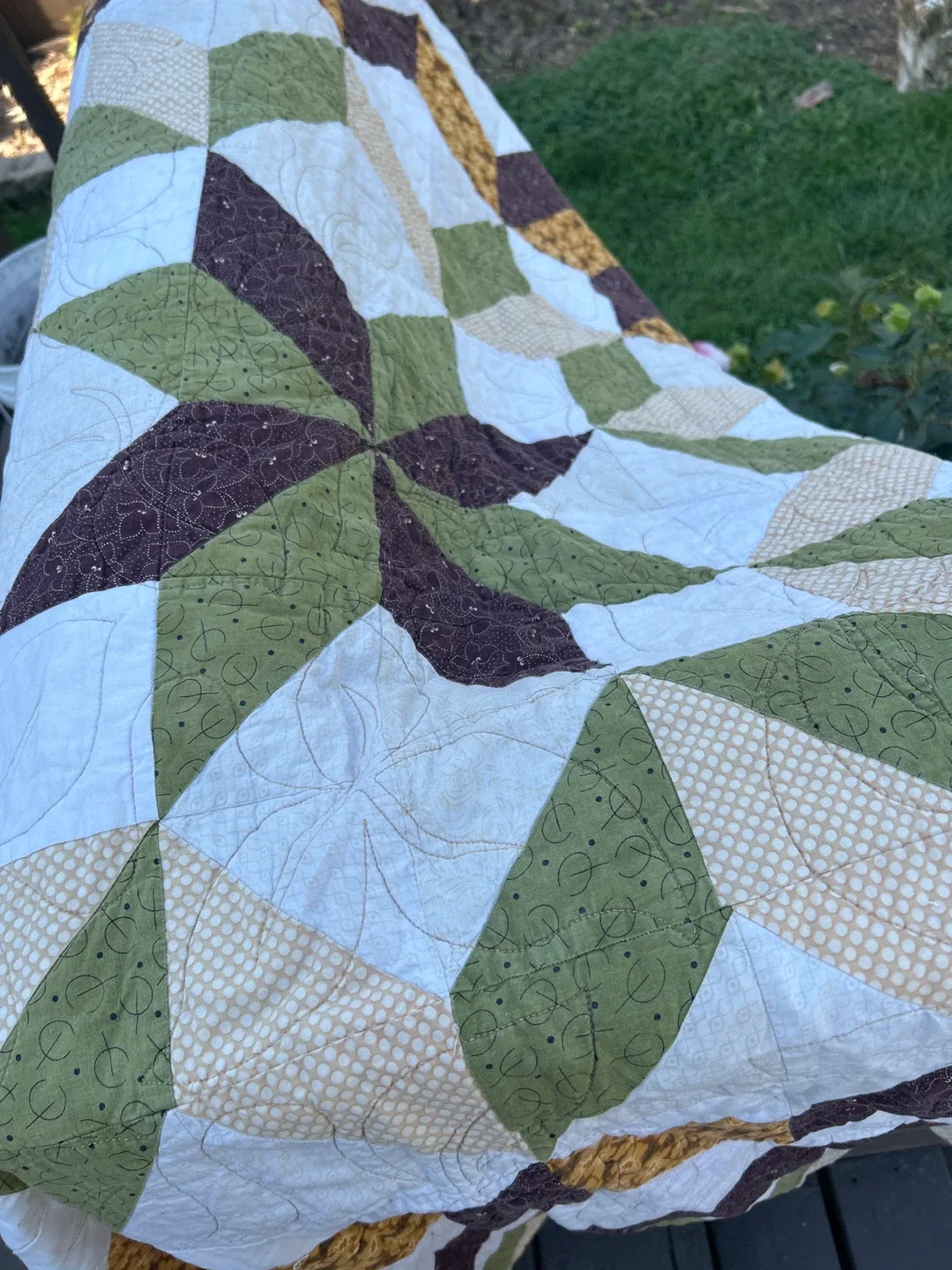 3 Handmade Quilted Blanket 🧡 Pending pick up image indicator(3)