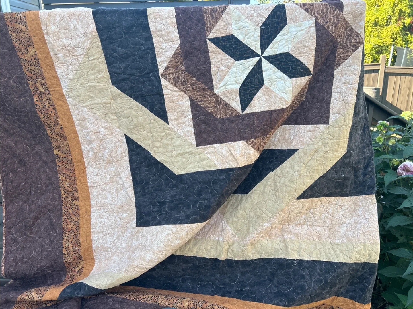 3 Handmade Quilted Blanket 🧡 Pending pick up image indicator(2)