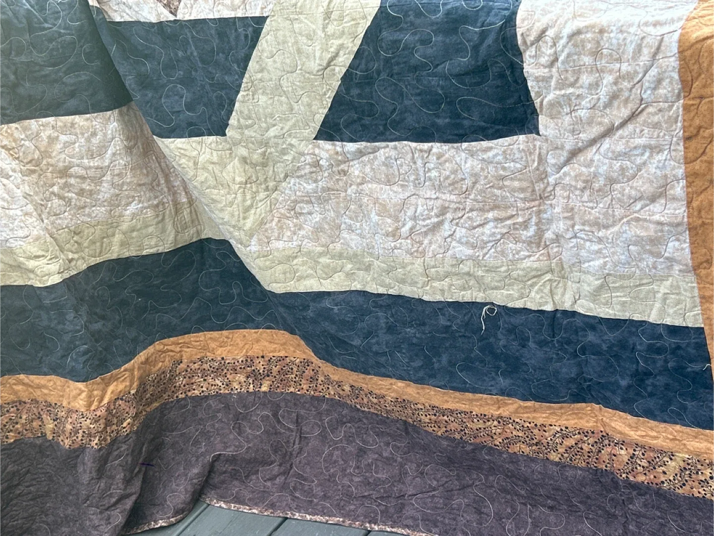 3 Handmade Quilted Blanket 🧡 Pending pick up image indicator(4)