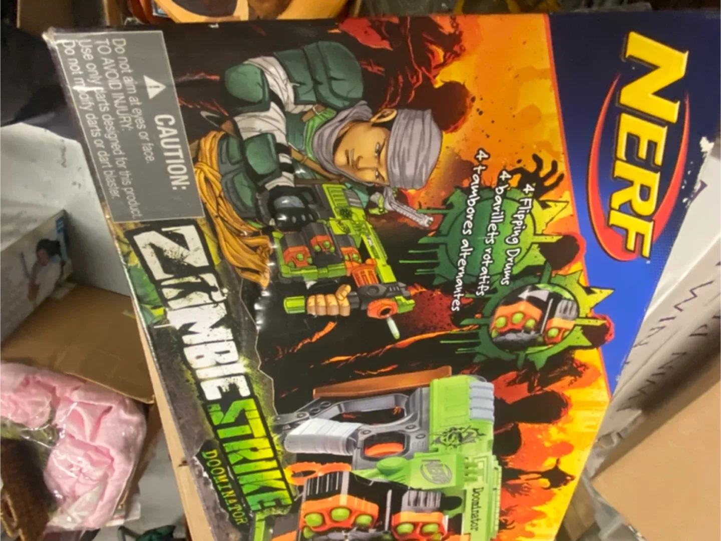 Nerf Zombie Strike Doominator Blaster NEW thumbnail
