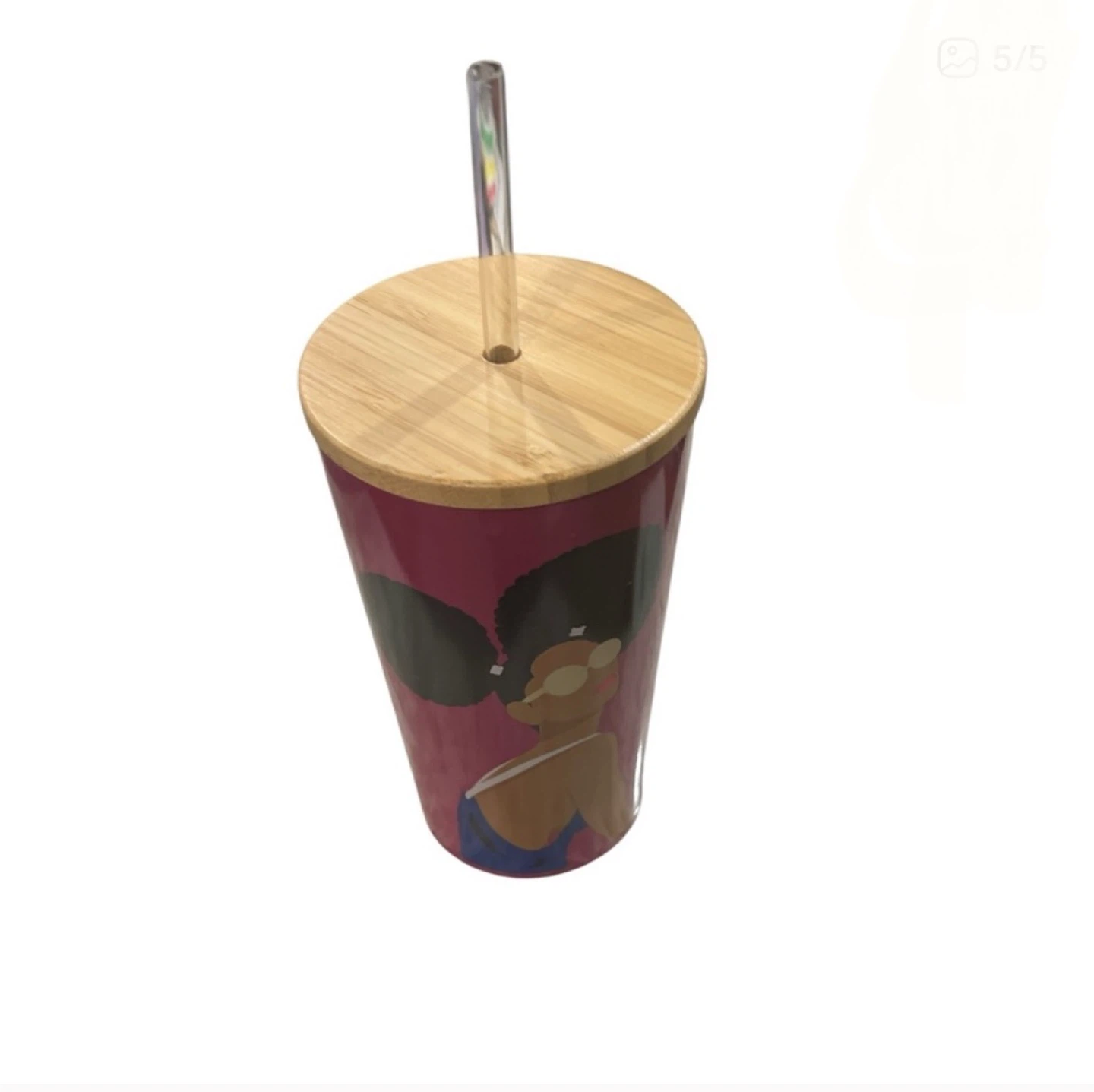 ❤️ African-American Art Stainless Steel Tumbler 17.5oz - photo 3