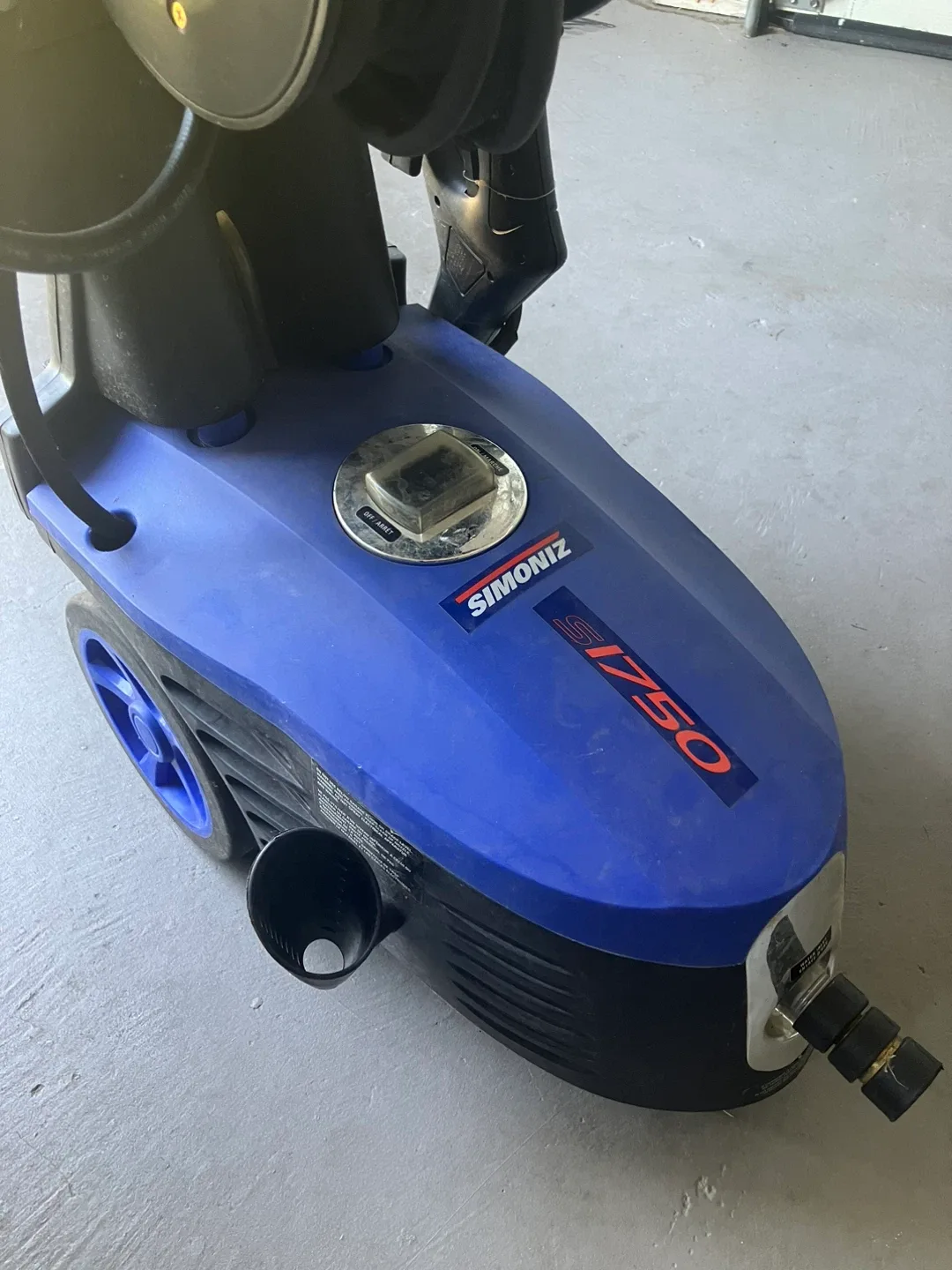 Simoniz SI1750 Pressure Washer - Blue image indicator(3)