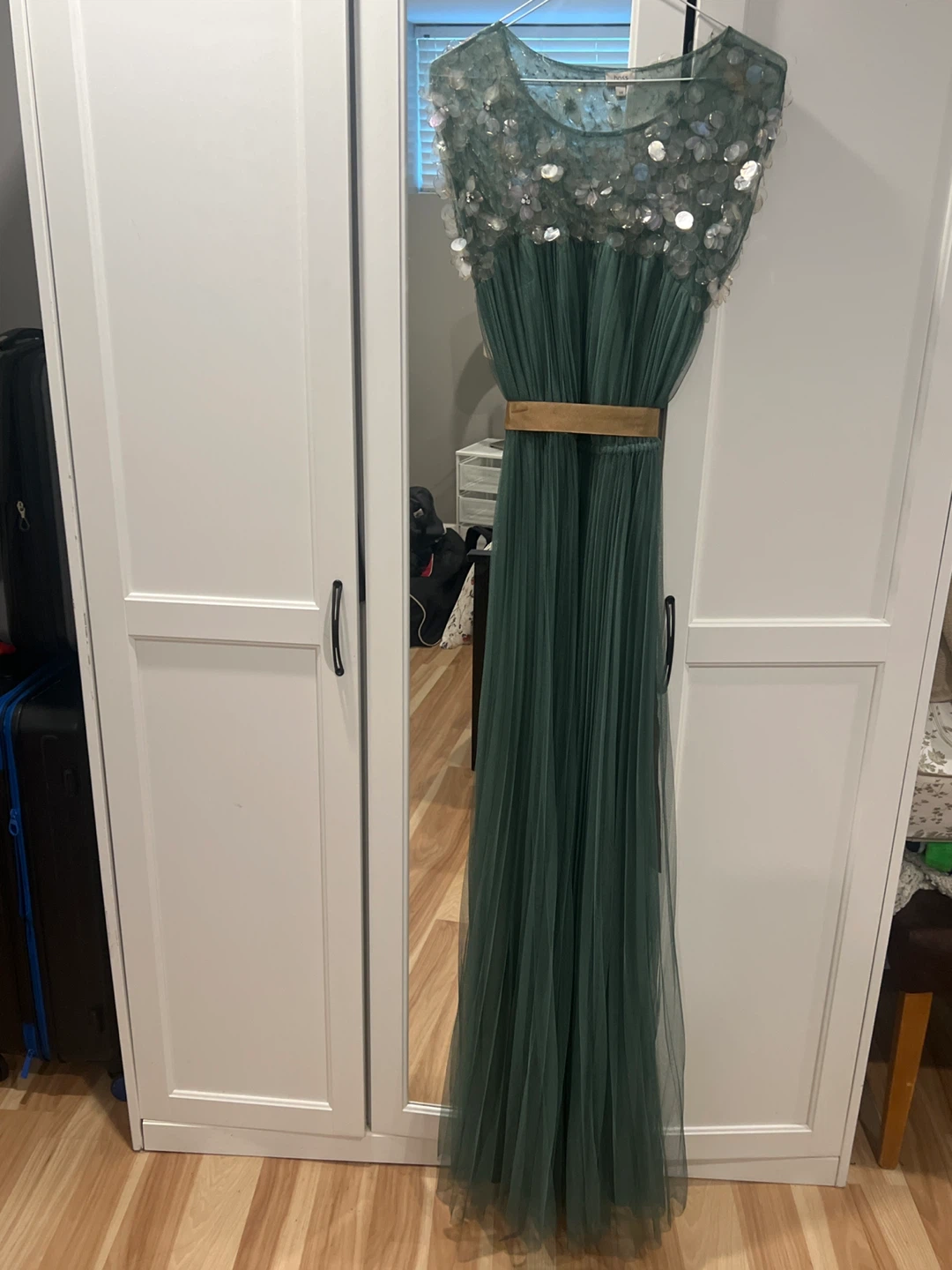 Hoss Intropia Green Dress - Size 34