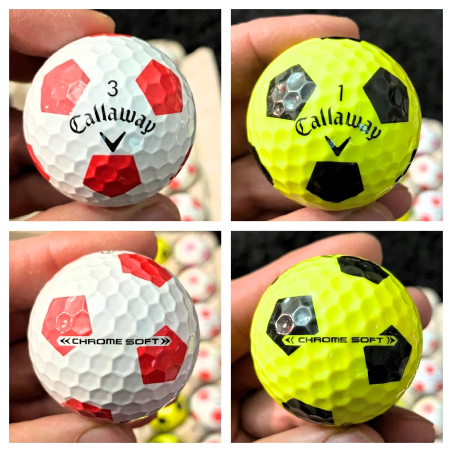 18 Callaway Chrome Soft Truvis Golf Balls - photo 3