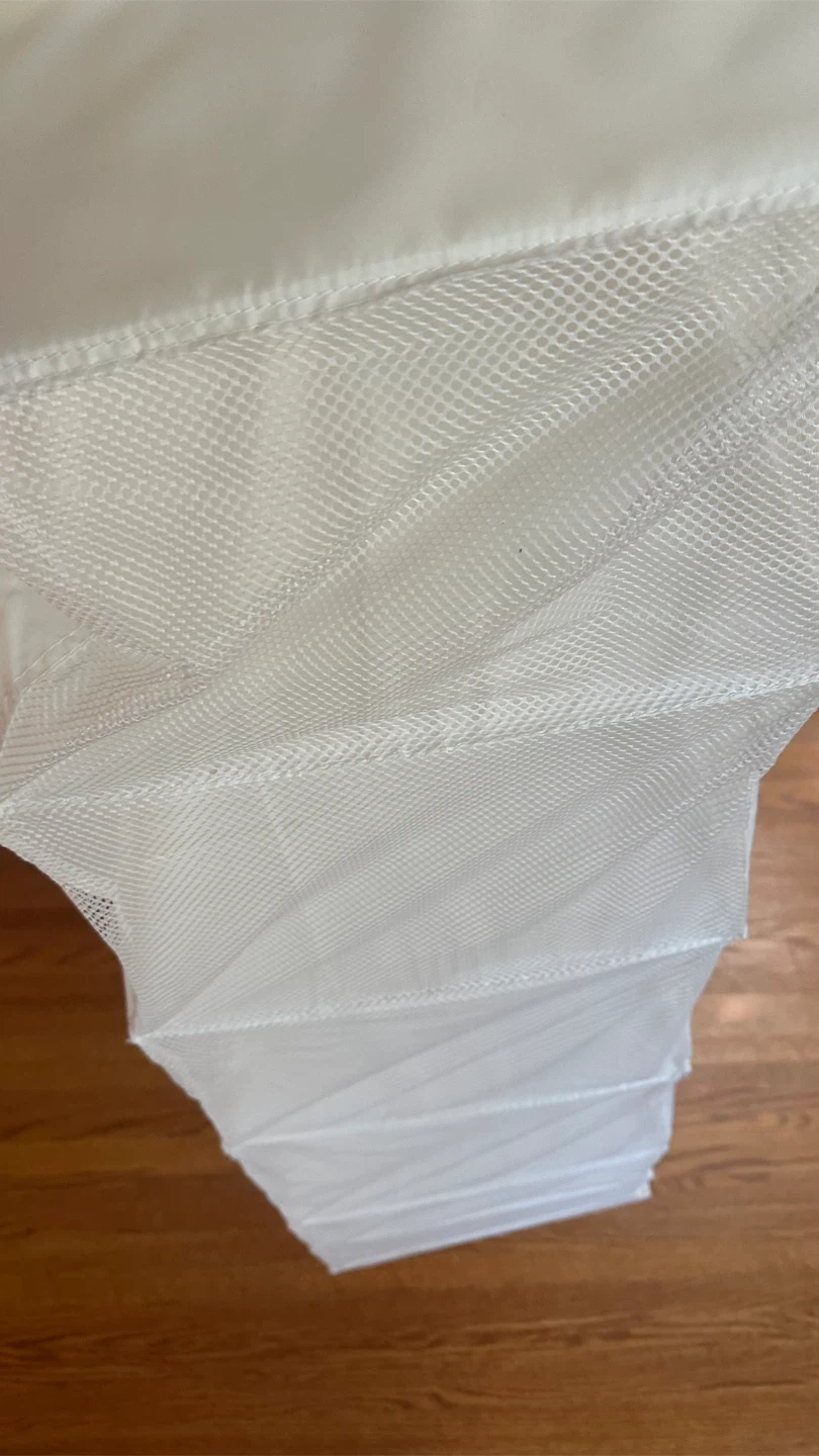 White Hanging Closet Organizer - Like New! - photo 3