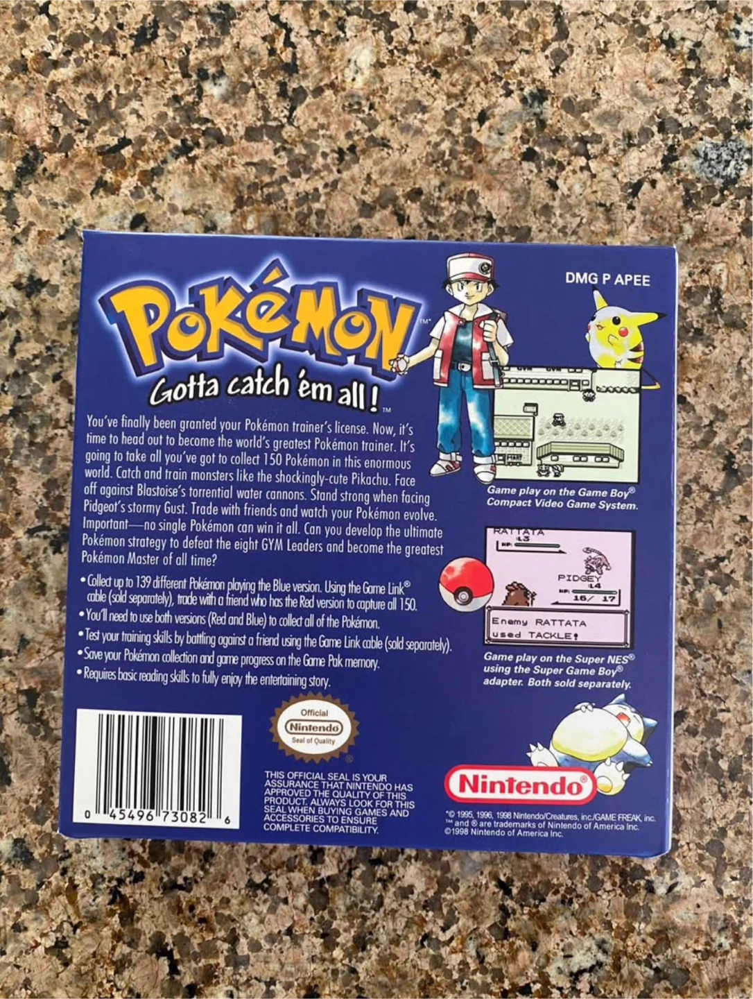 Pokémon Blue Replacement Box (No Cartridge) - photo 2