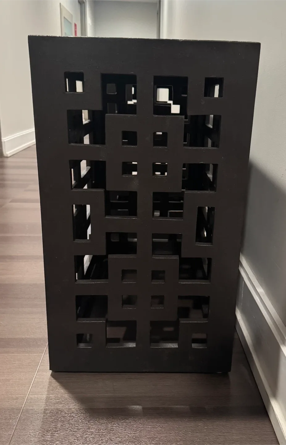 Pair of charcoal Openwork Side Tables image indicator(6)