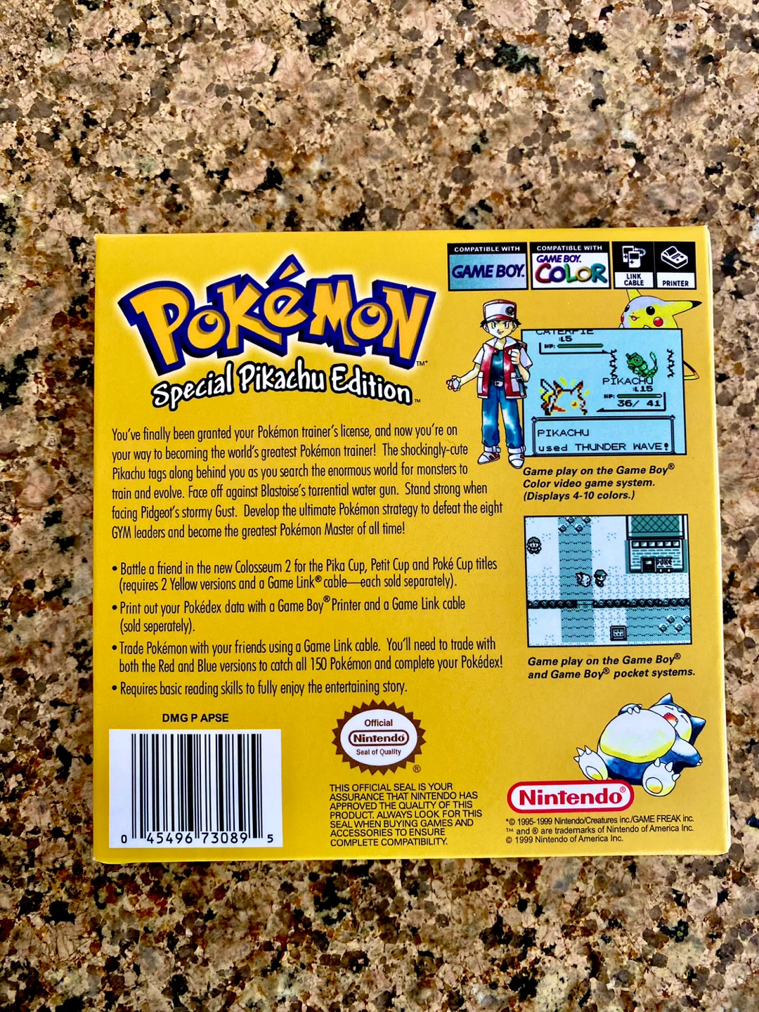Pokémon Yellow Replacement Box (No Cartridge) - photo 2