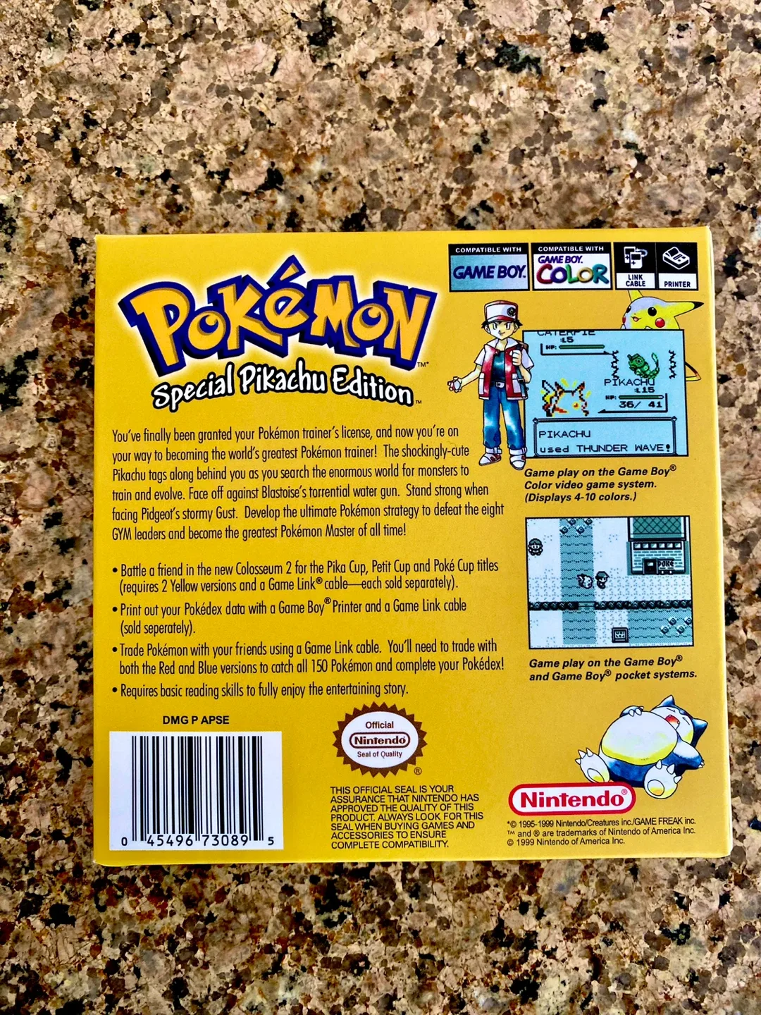 Pokémon Yellow Replacement Box (No Cartridge) image indicator(2)