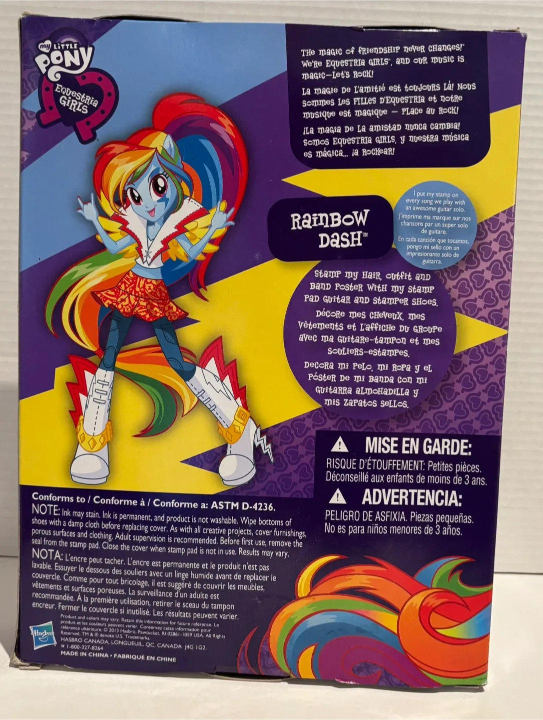 My Little Pony Equestria Girls Rainbow Dash Doll image indicator(3)