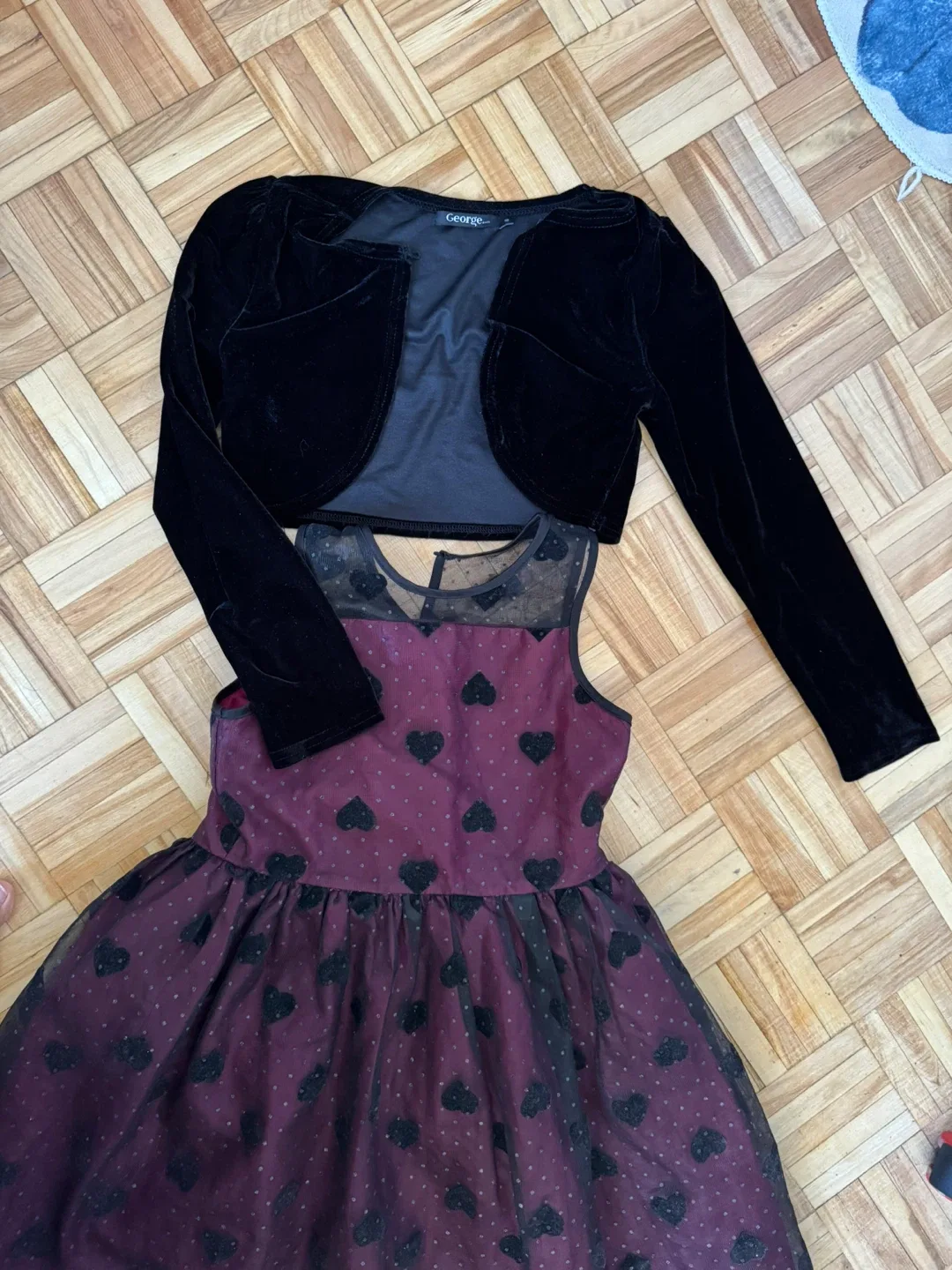 George Girls Dress with Bolero - Size 12 image indicator(3)