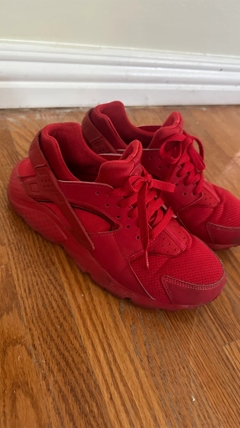 Nike Huarache Red, US Size 8