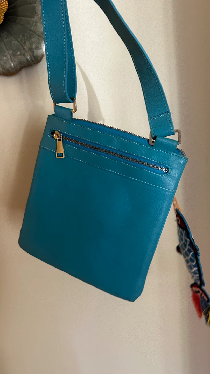 Michel Léourier Turquoise Crossbody Bag - photo 2