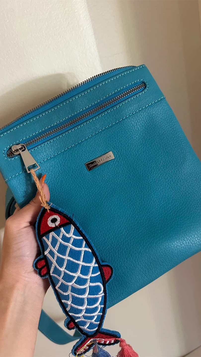 Michel Léourier Turquoise Crossbody Bag - photo 3