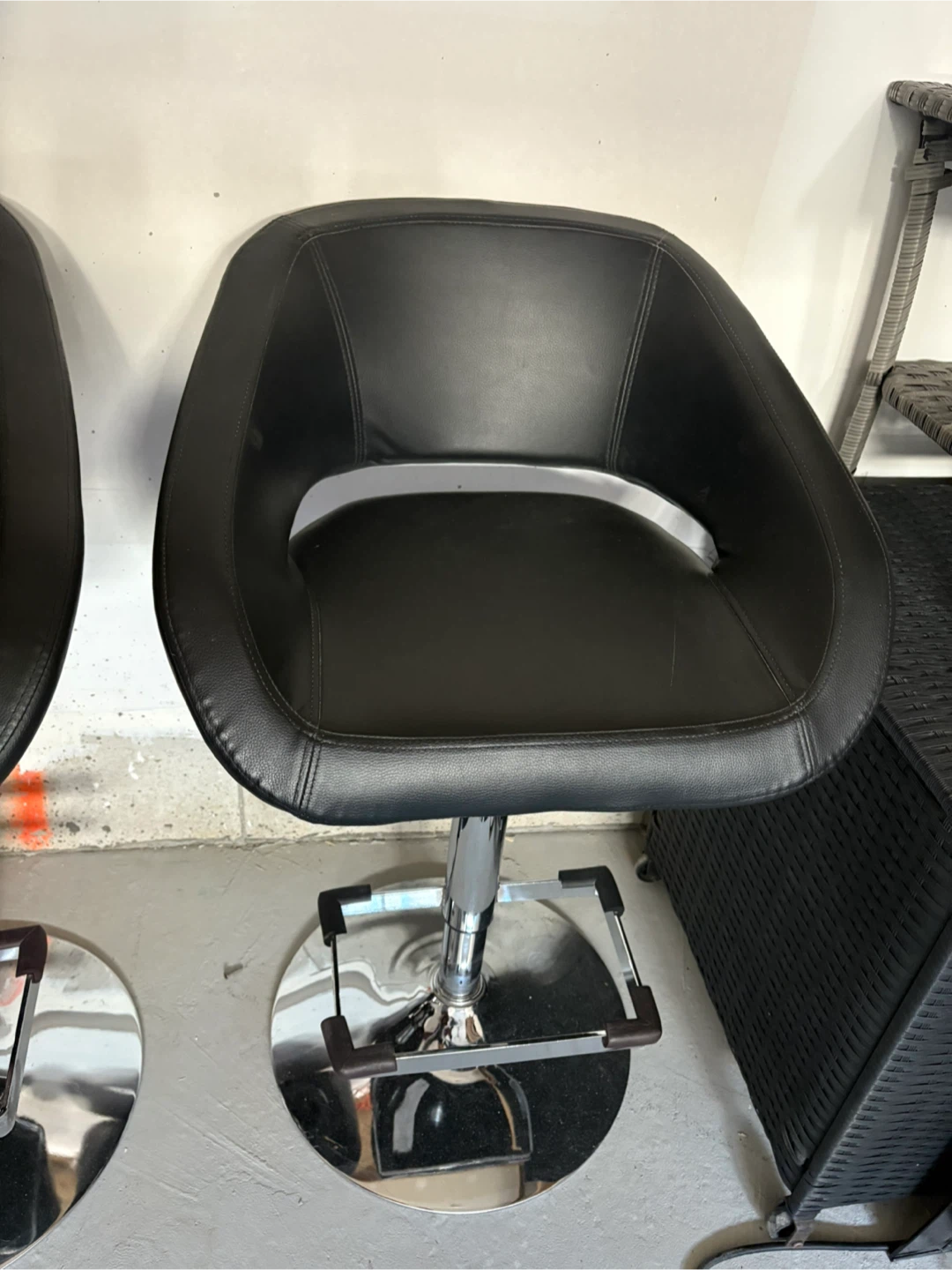 Black Swivel Bar Stool - photo 2