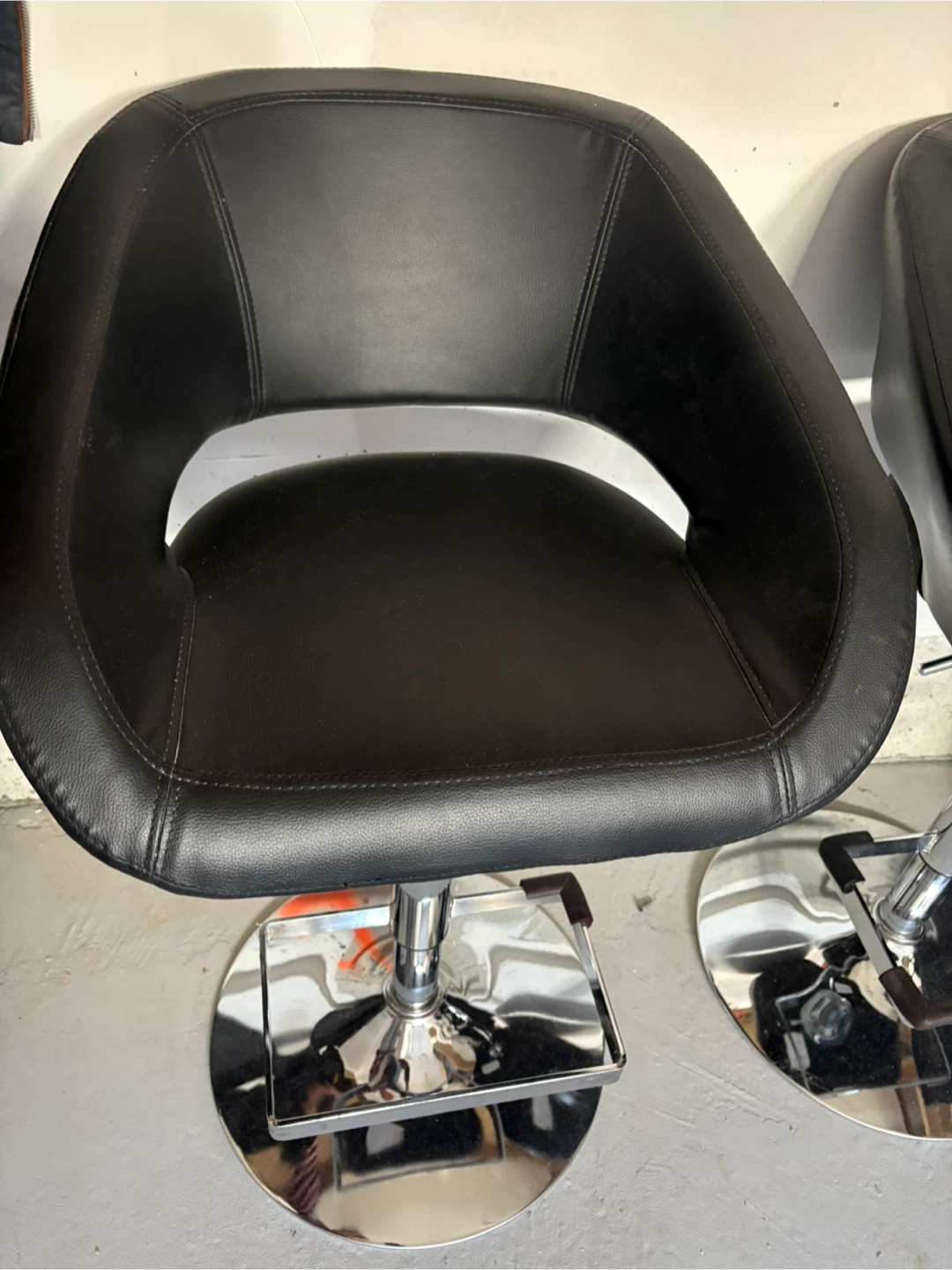 Black Swivel Bar Stool - photo 3