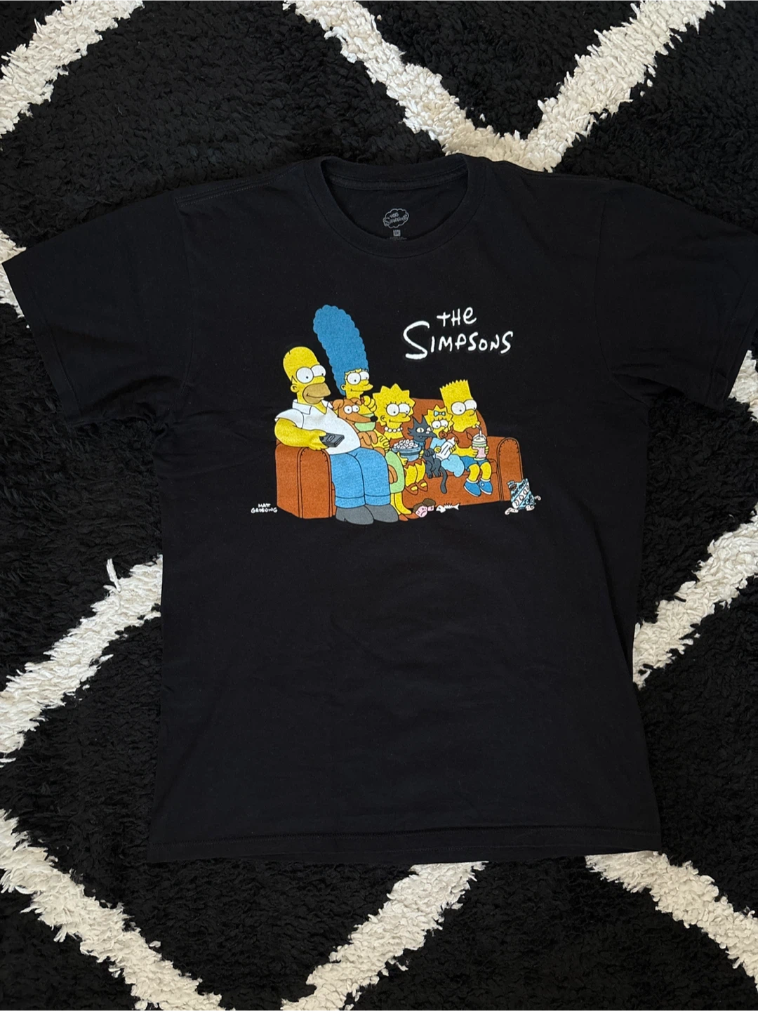 The Simpsons Black Graphic T-Shirt