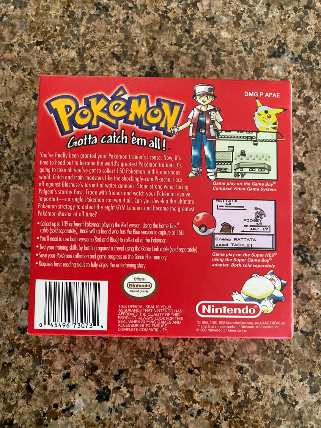 Pokémon Red Replacement Box (No Cartridge) image indicator(2)