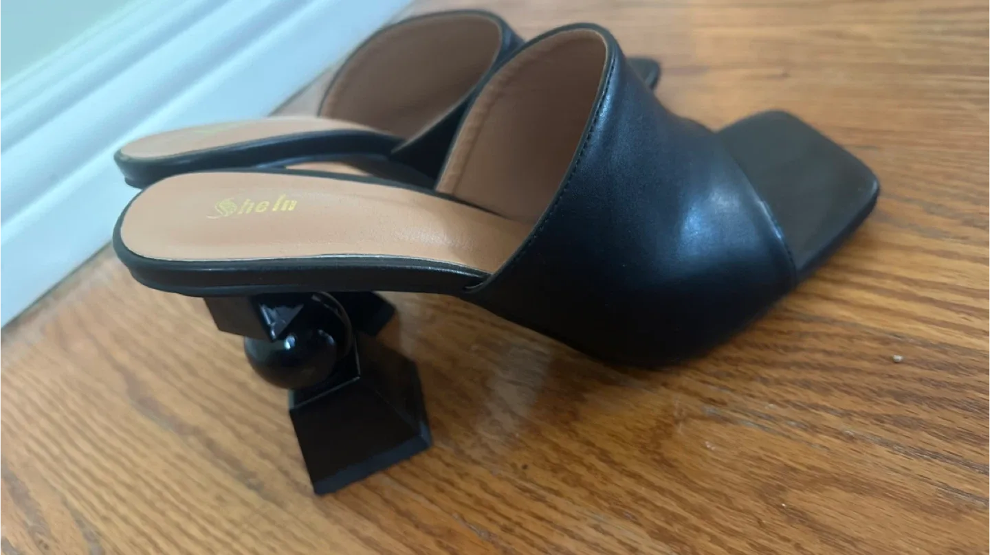 SheIn Black Heels - Size 38 thumbnail