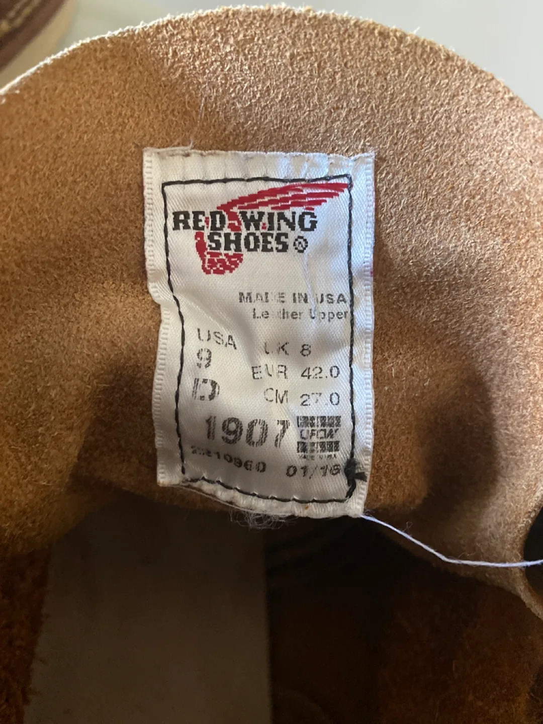 Red Wing 1907 Moc Toe Boots, Size 9 image indicator(5)