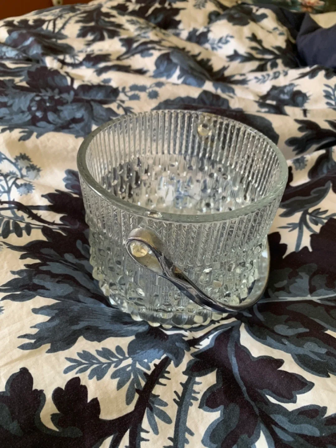 Vintage Glass Ice bucket thumbnail