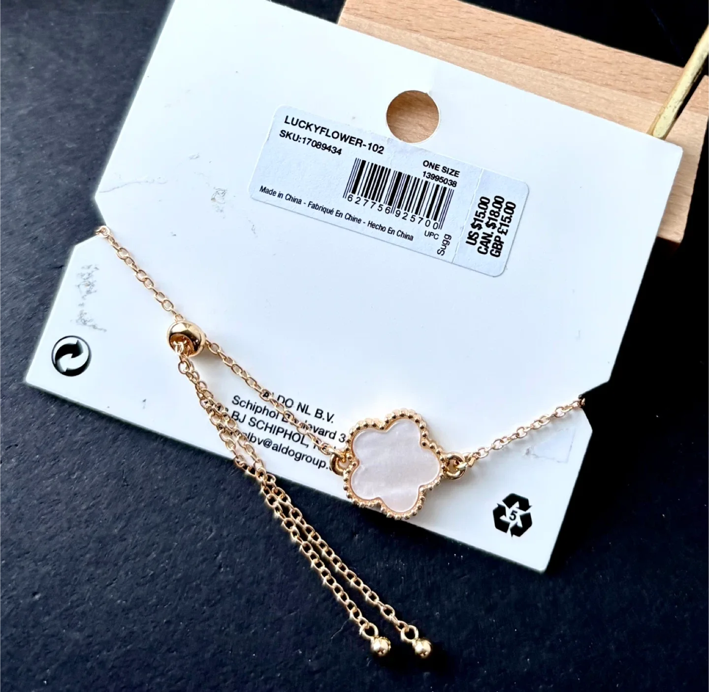 Aldo Luckyflower clover Bracelet ‼️final sale‼️🧡 image indicator(3)