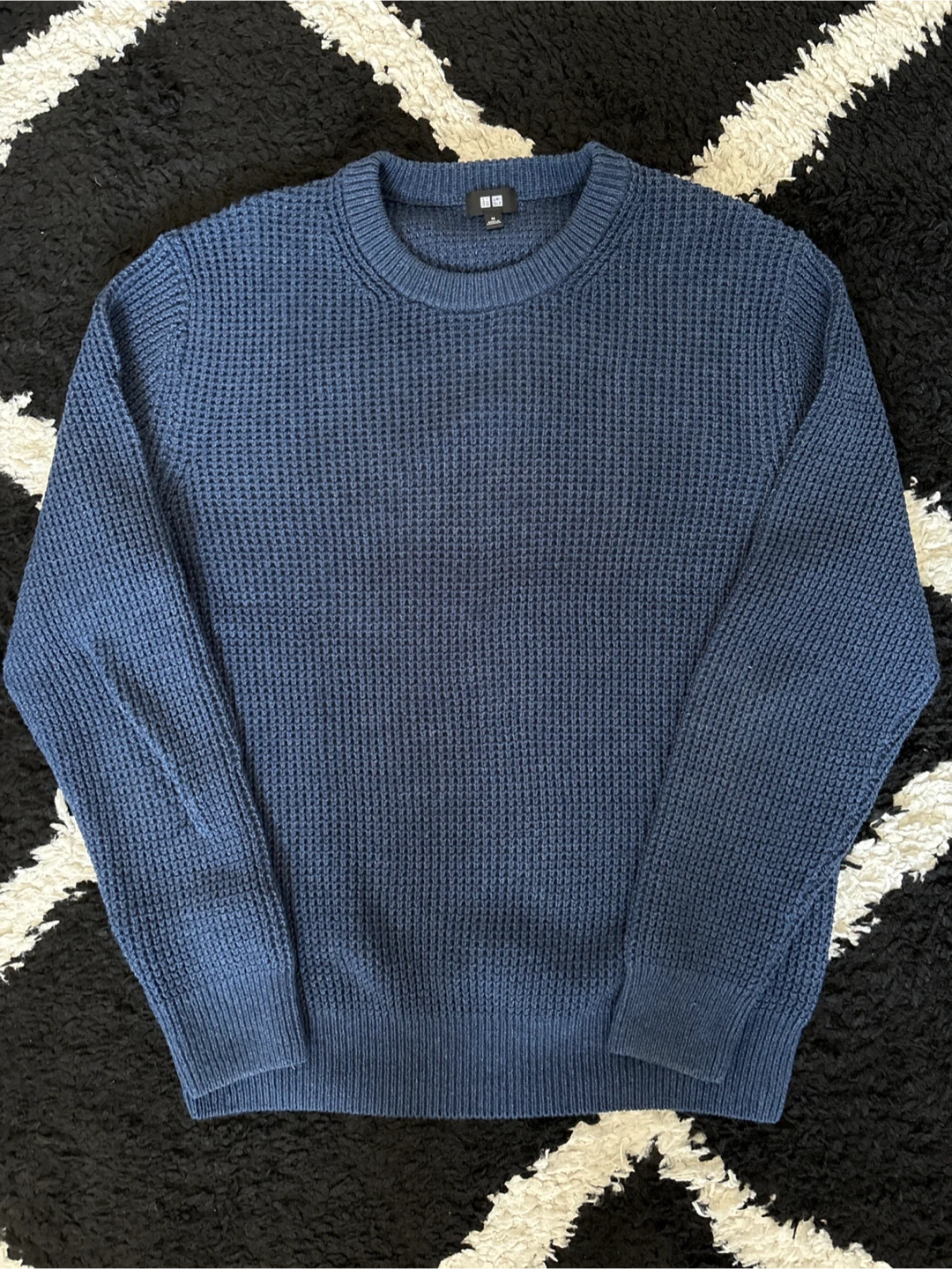 Uniqlo Waffle Knit Long Sleeve Shirt