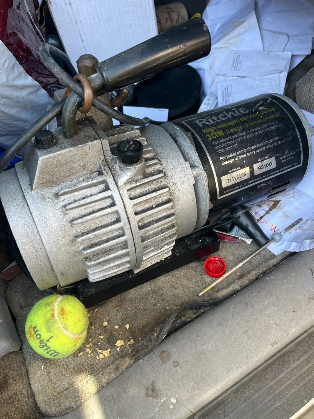 Ritchie High Vacuum Service Pump image indicator(2)