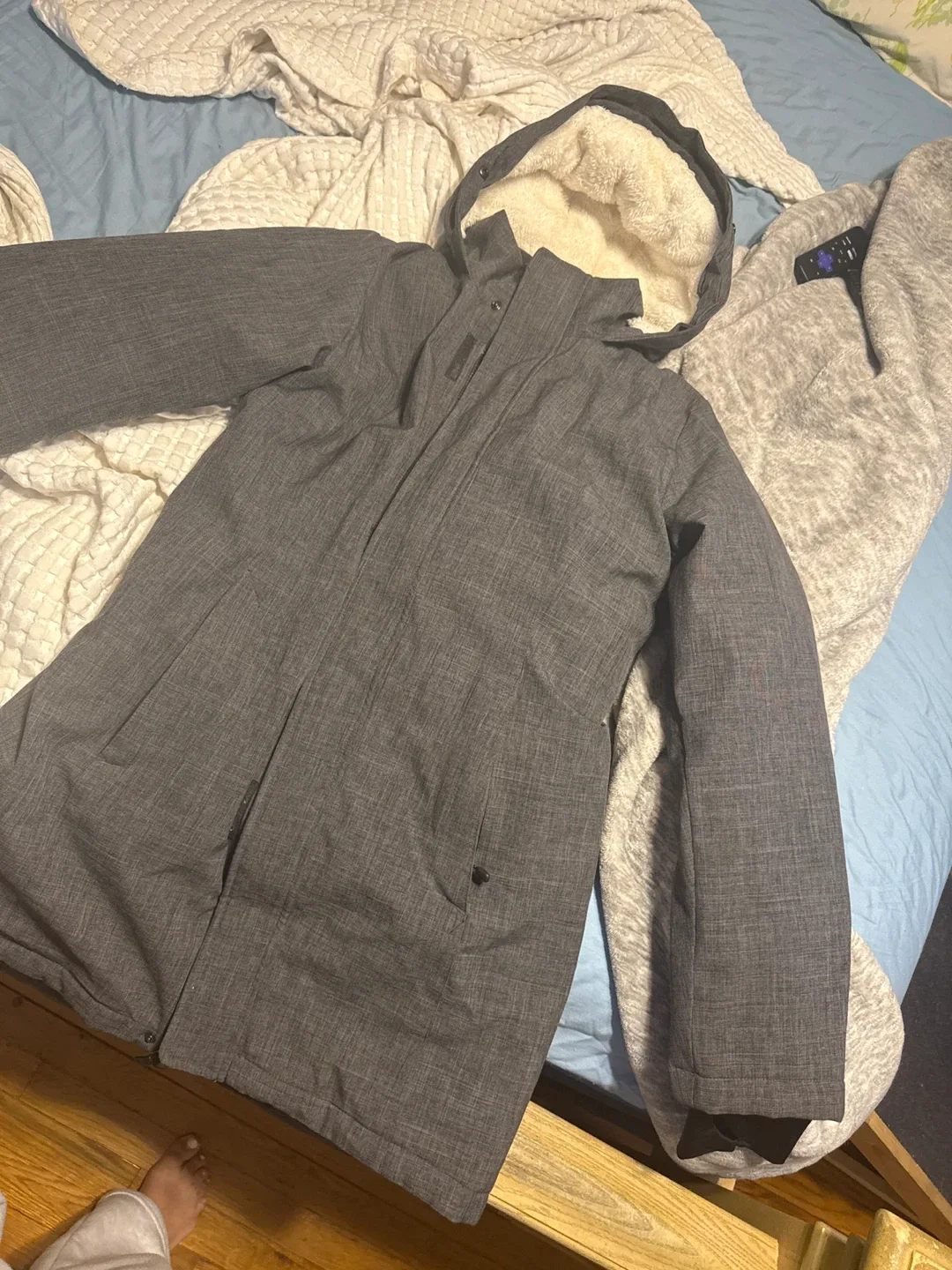 All in Motion Gray Winter Coat - Size S thumbnail