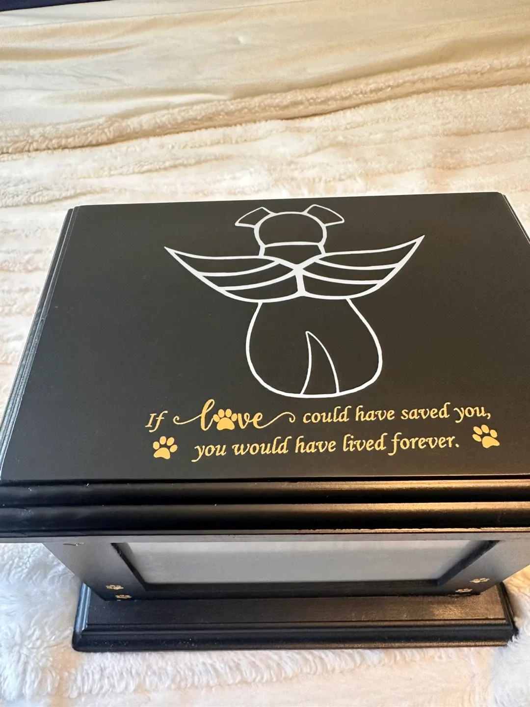 Pet Urn for Dog Ashes with Photo Frame image indicator(4)