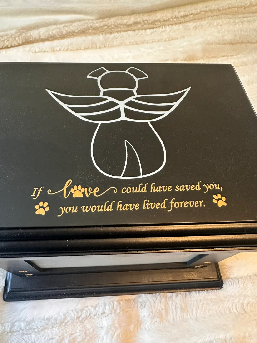 Pet Urn for Dog Ashes with Photo Frame image indicator(8)