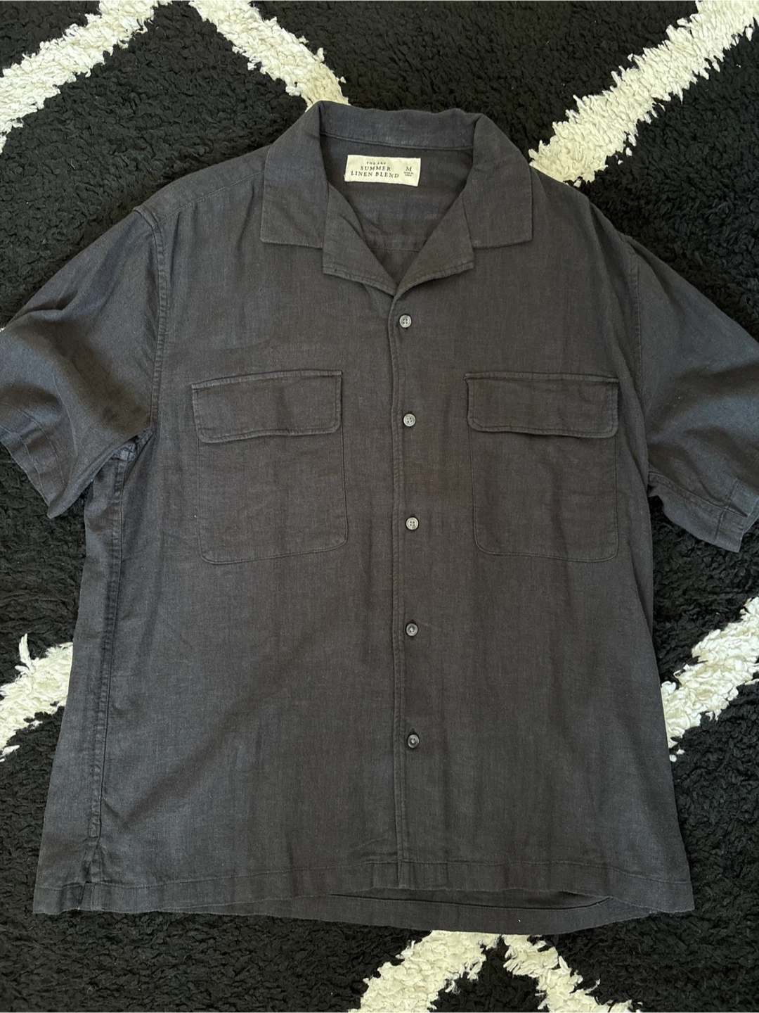 A&F Summer Linen Blend Shirt