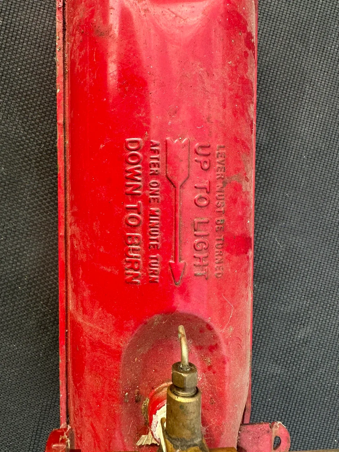 Vintage Red Coleman Fuel Tank image indicator(4)