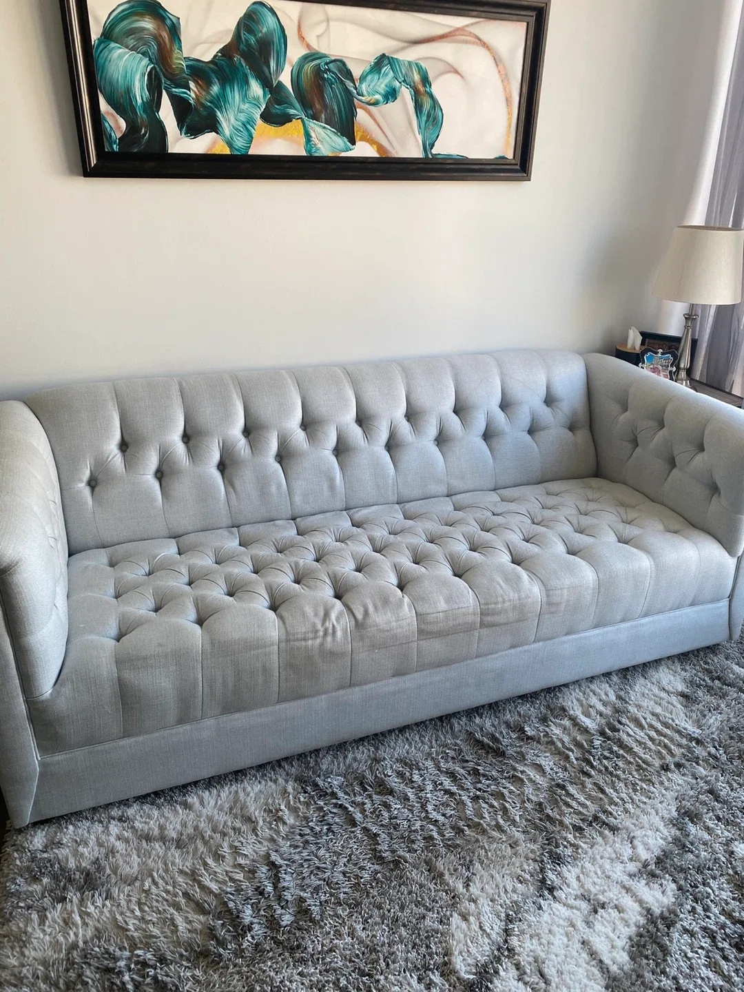 Tufted Sofa - Light Grey image indicator(3)