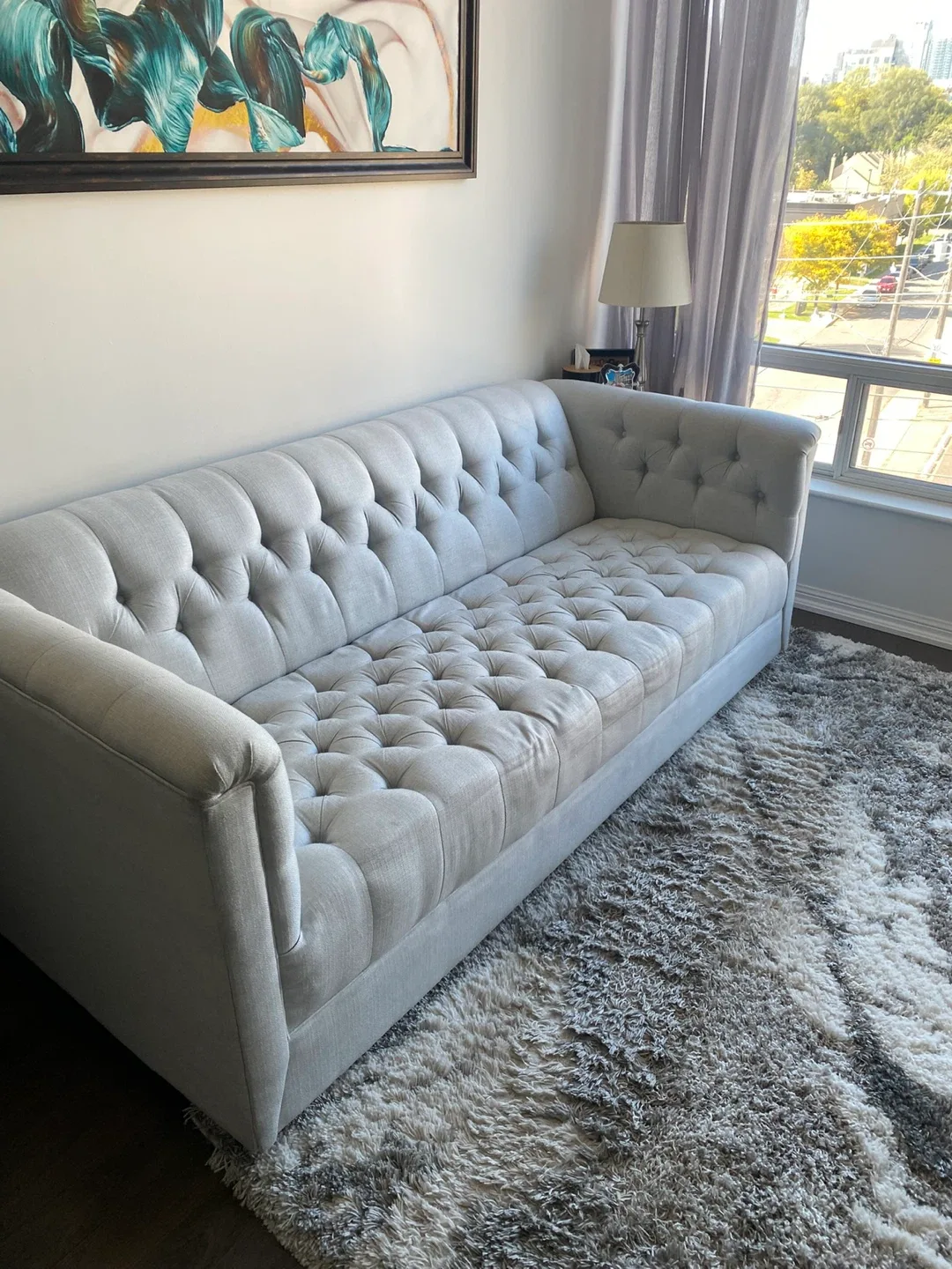 Tufted Sofa - Light Grey image indicator(2)