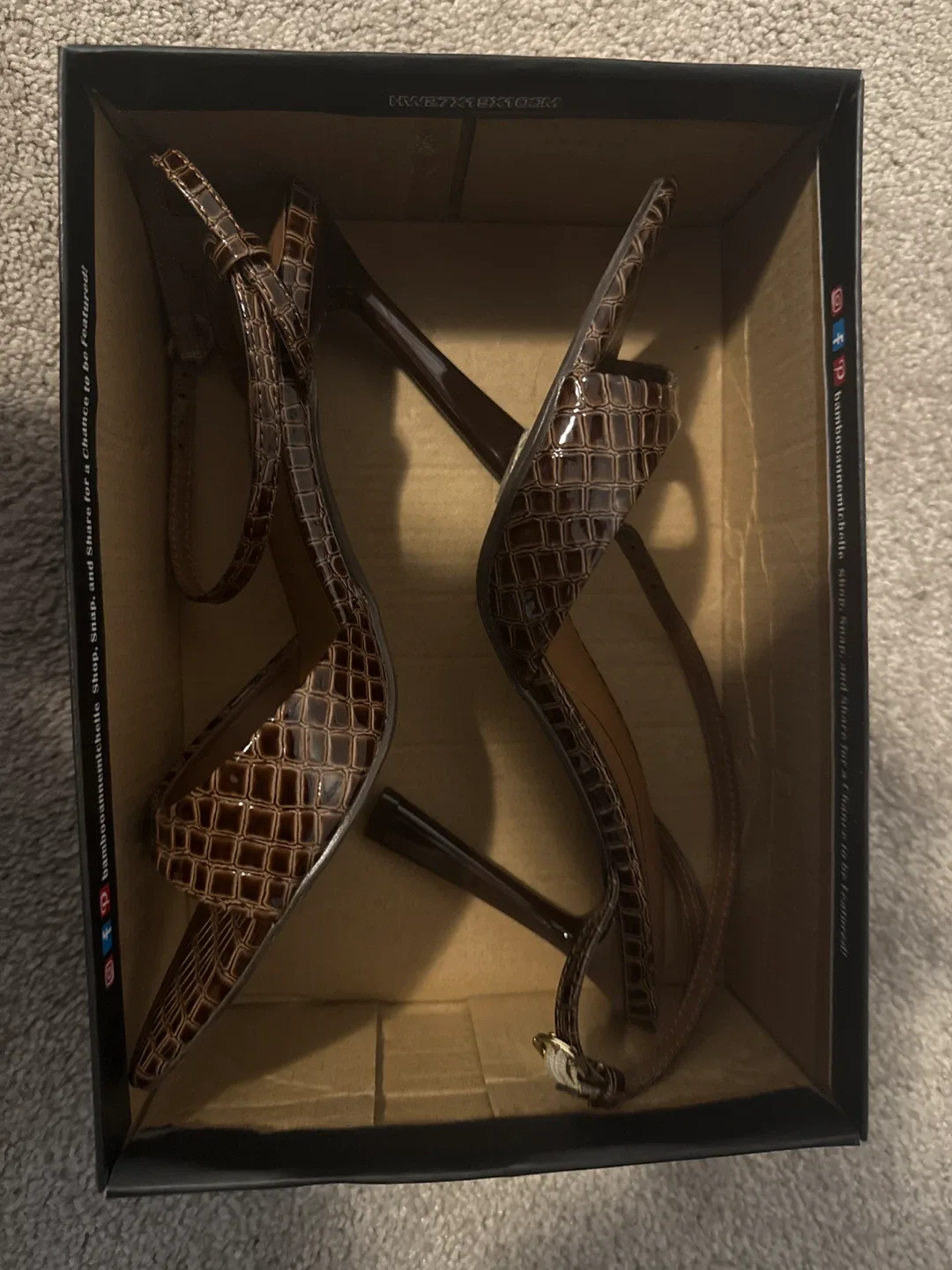 Anne Michelle Brown Heels image indicator(4)