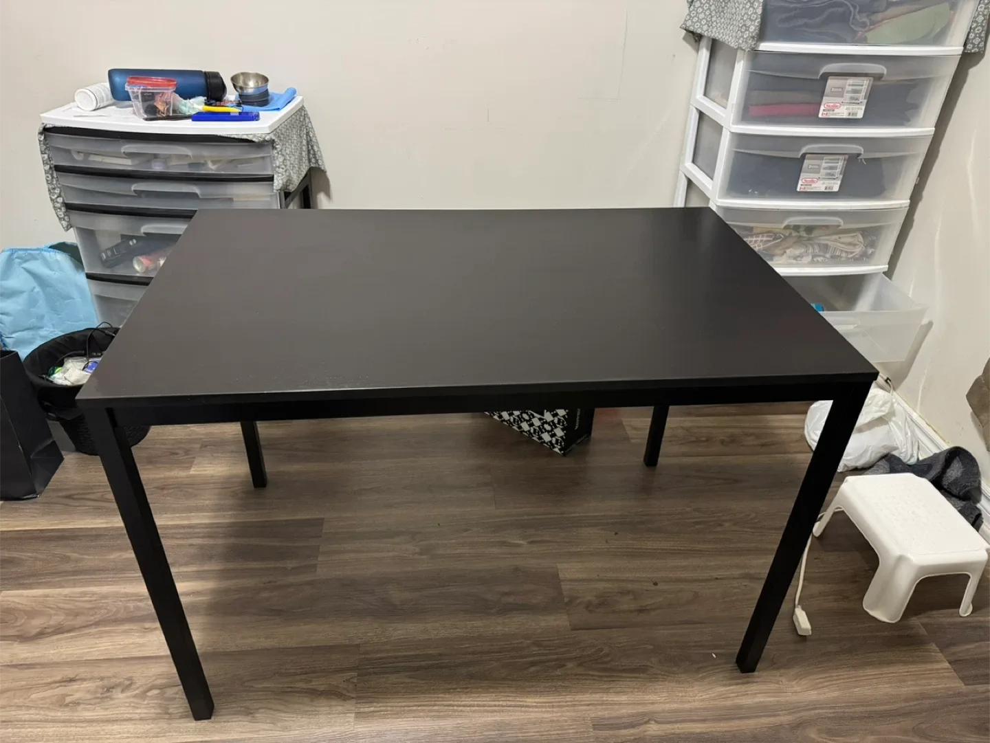 Ikea Black Office Desk thumbnail