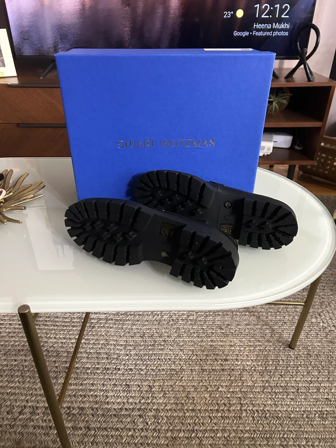 Stuart Weitzman Black Leather Loafers, Size 8.50 - photo 5