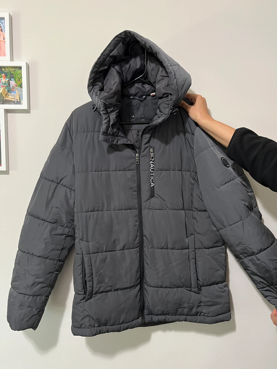 Nautica Grey Puffer Jacket