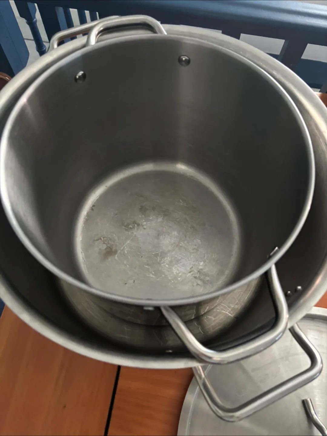 Stainless Steel Stock Pots with one Lid image indicator(2)