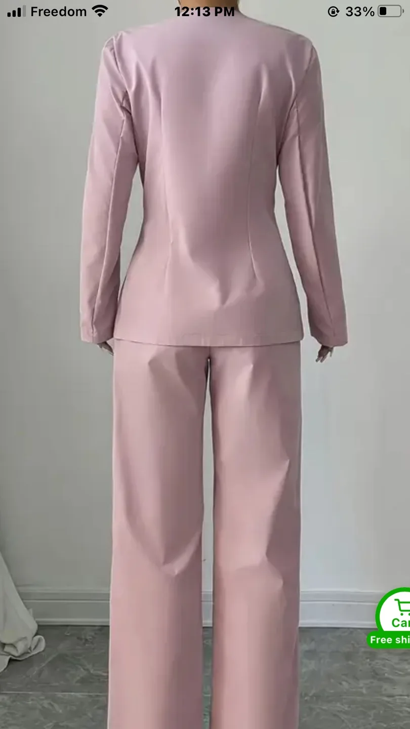Pink Women's Suit Set image indicator(4)