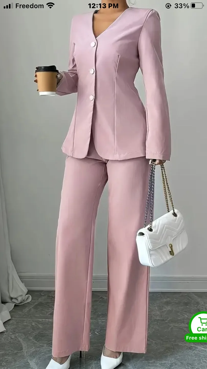Pink Women's Suit Set image indicator(3)