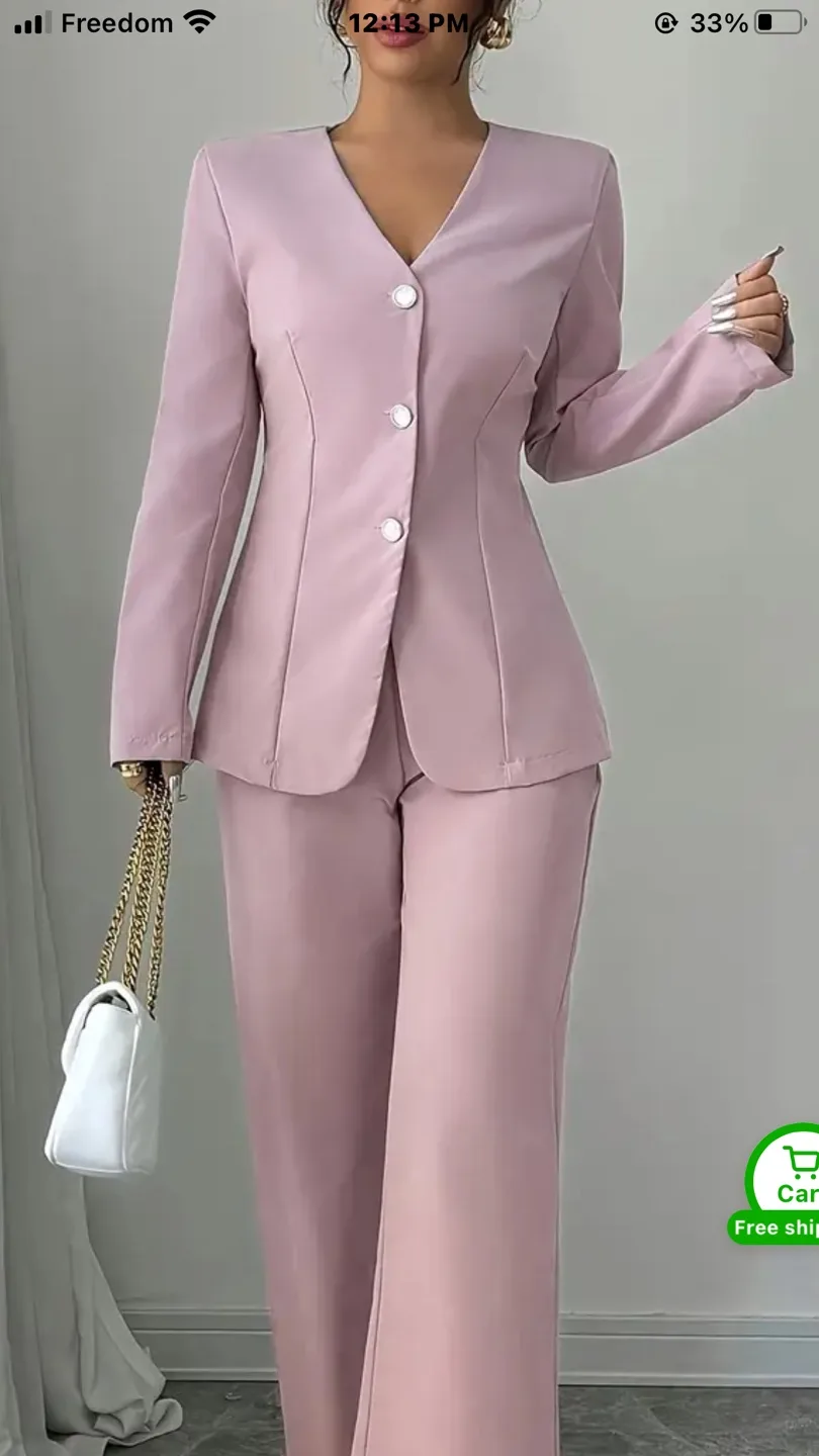 Pink Women's Suit Set image indicator(5)